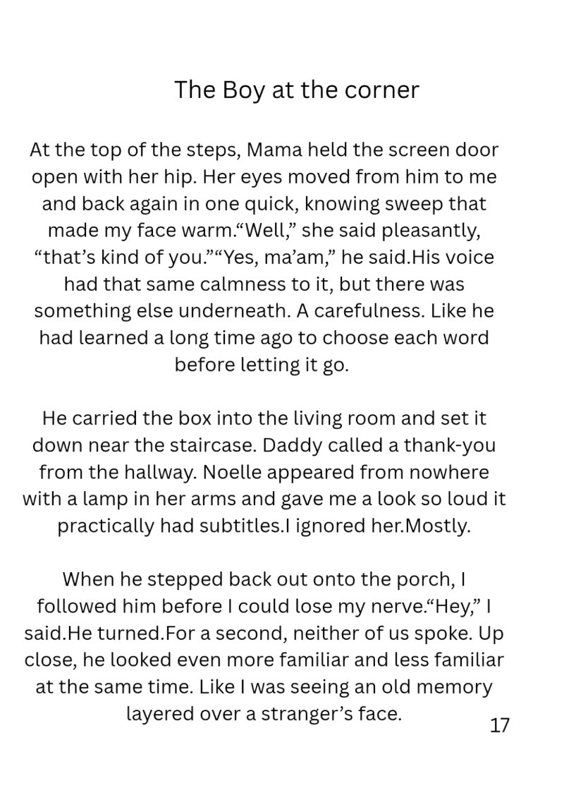 The Boy at the corner By Carlos L Hammond — page 18