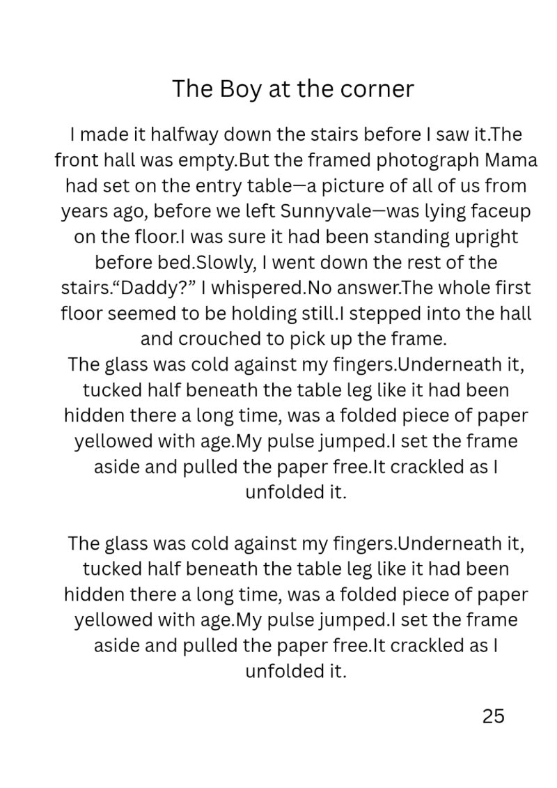 The Boy at the corner By Carlos L Hammond — page 26
