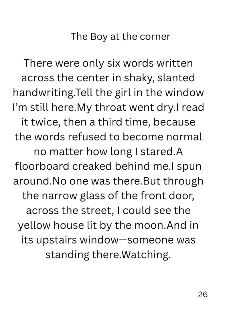 The Boy at the corner By Carlos L Hammond — page 27