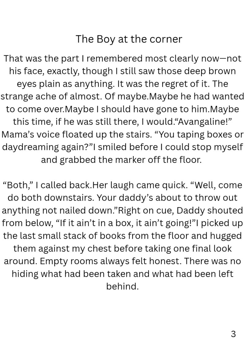The Boy at the corner By Carlos L Hammond — page 4