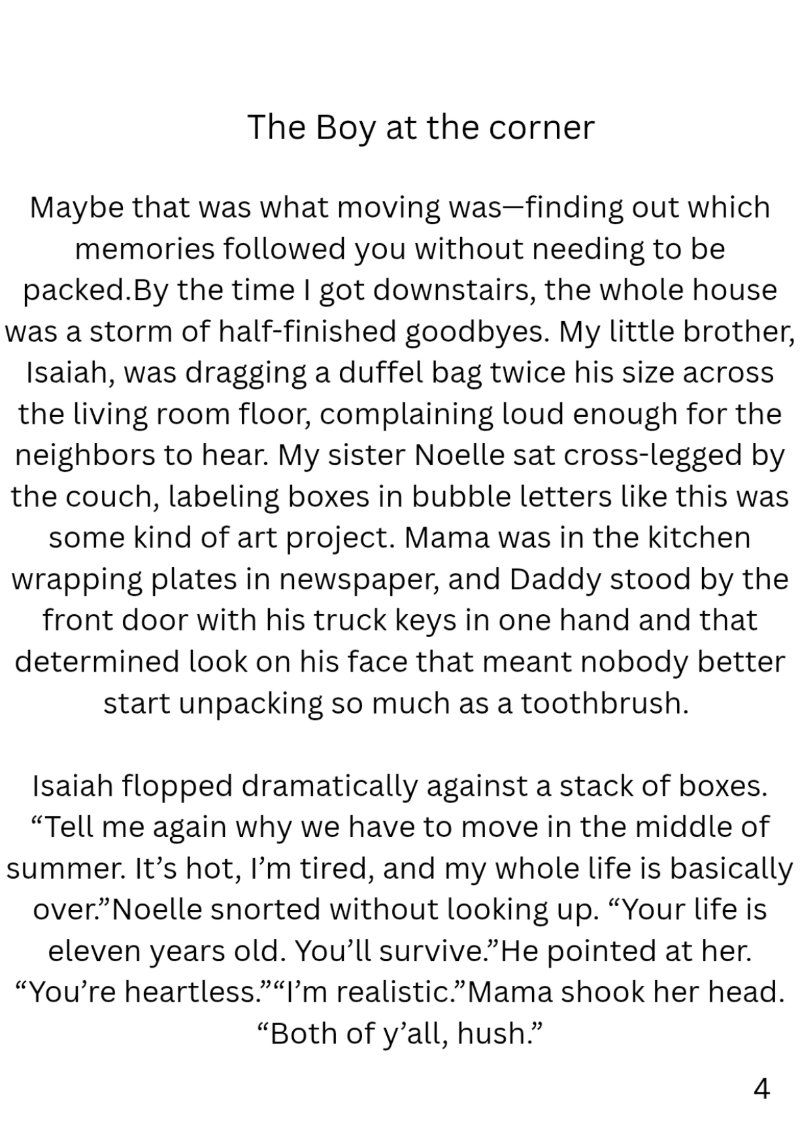 The Boy at the corner By Carlos L Hammond — page 5