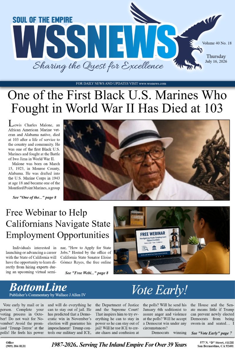 Thursday, July 16 | Volume 40 No.18 — page 1