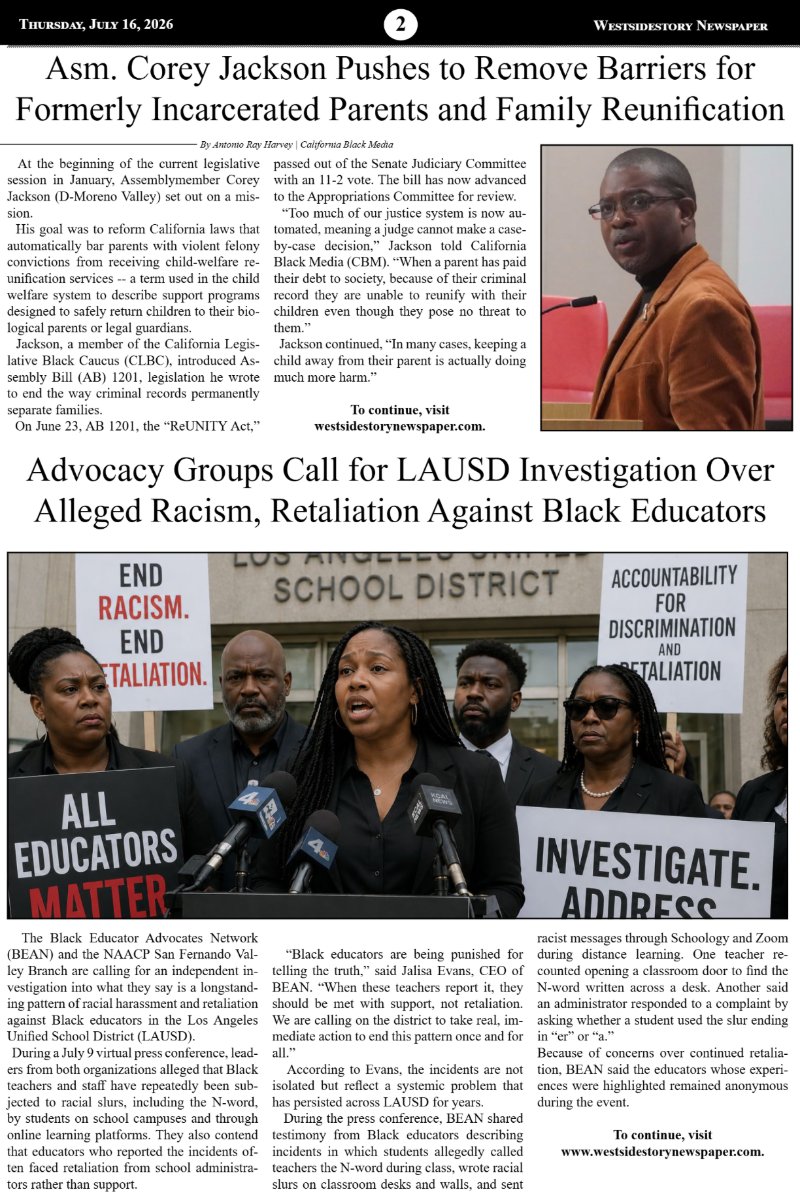 Thursday, July 16 | Volume 40 No.18 — page 2
