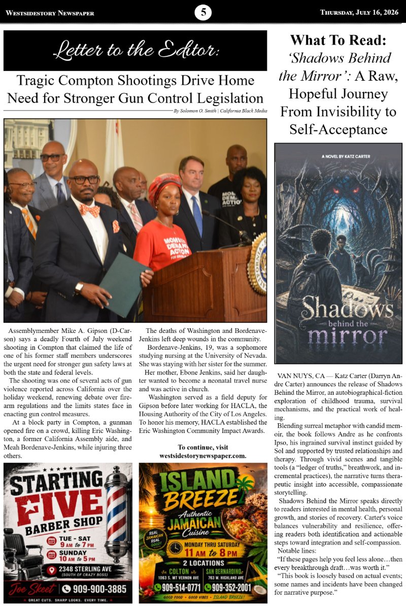 Thursday, July 16 | Volume 40 No.18 — page 5