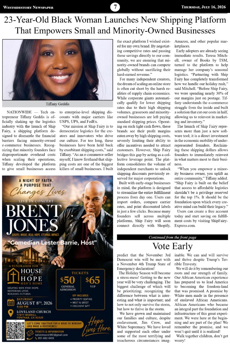Thursday, July 16 | Volume 40 No.18 — page 7