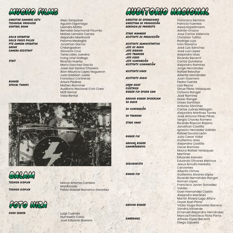 Live from Auditorio Nacional CD - The Warning — page 6