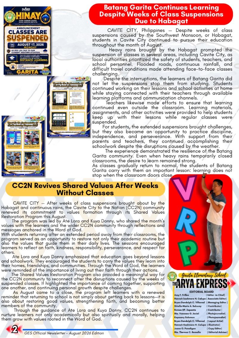 AUGUST EDITION — page 2