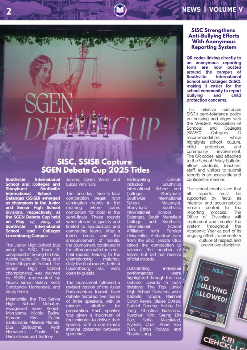 EDITED NEWSLETTER VOLUME 5  A.Y. 2024-2025 (3) — page 2