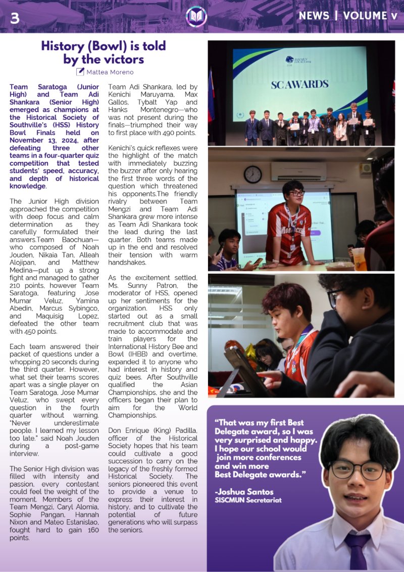 EDITED NEWSLETTER VOLUME 5  A.Y. 2024-2025 (3) — page 3