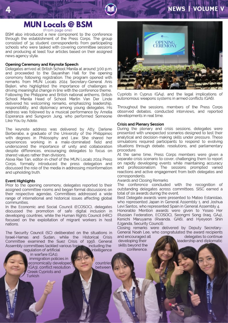 EDITED NEWSLETTER VOLUME 5  A.Y. 2024-2025 (3) — page 4