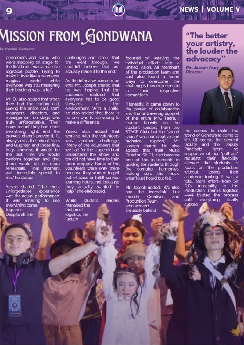 EDITED NEWSLETTER VOLUME 5  A.Y. 2024-2025 (3) — page 9