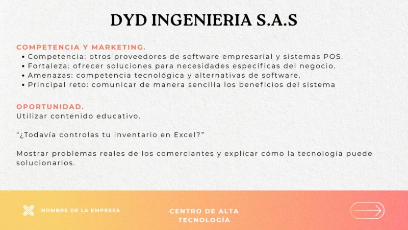 CENTRO DE ALTA TECNOLOGÍA — page 11