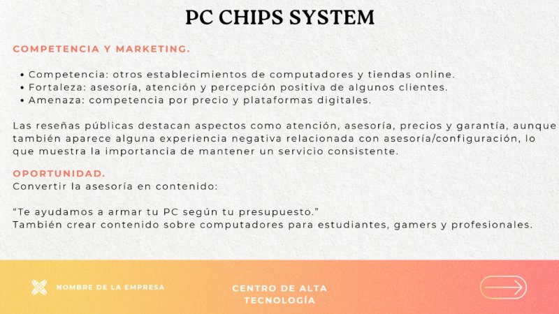 CENTRO DE ALTA TECNOLOGÍA — page 19