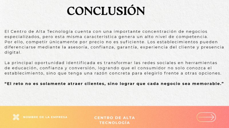 CENTRO DE ALTA TECNOLOGÍA — page 27