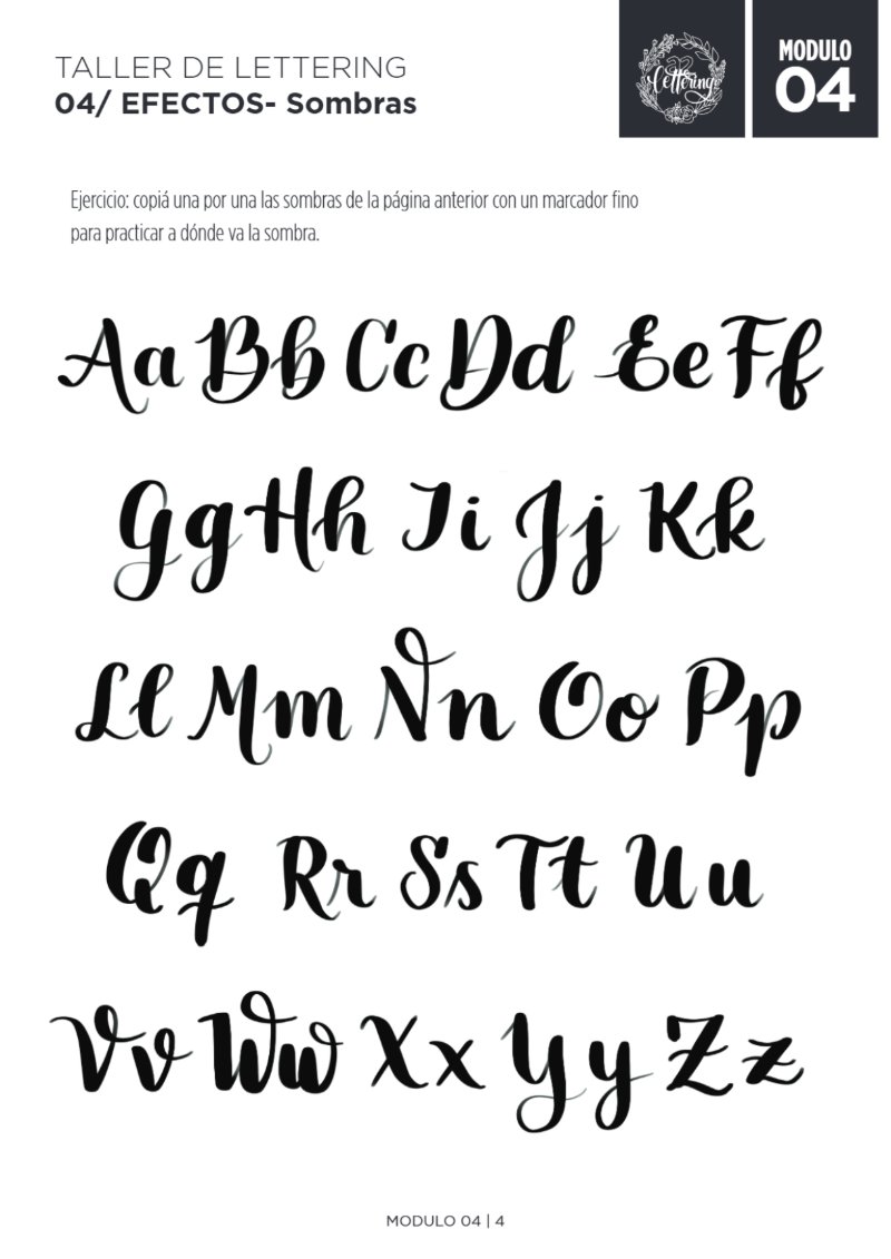 Cuaderno de Lettering — page 58