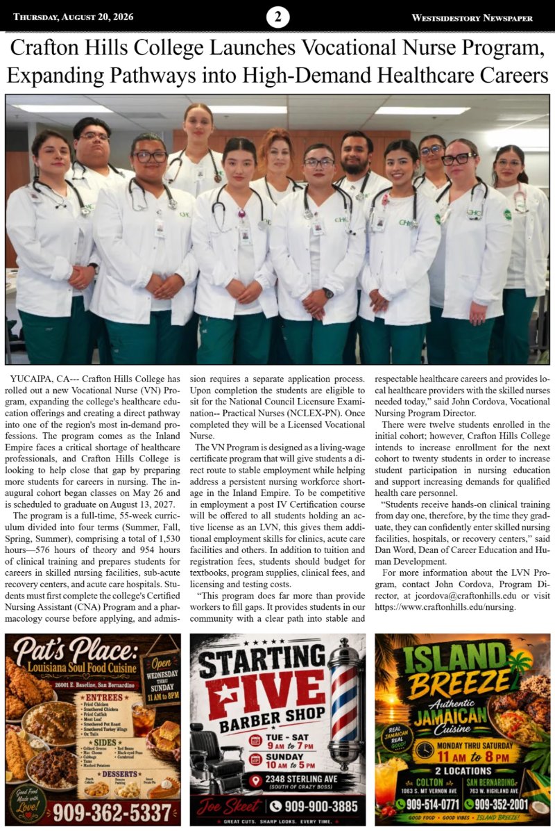 Thursday, August 20 | Volume 40 No. 23 — page 2