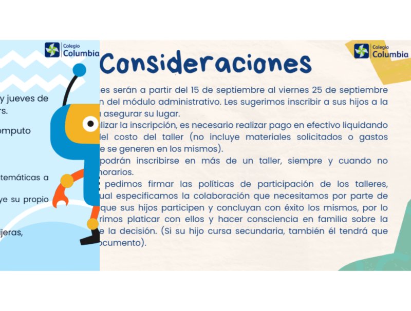 Talleres Vespertinos — page 17