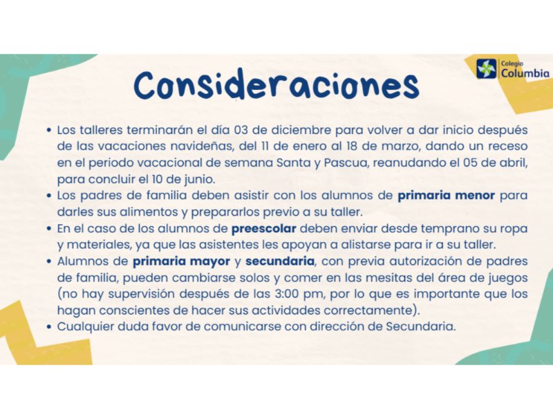 Talleres Vespertinos — page 18