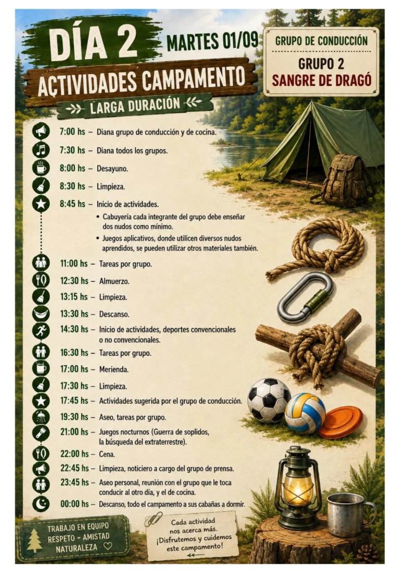 Cronograma del campamento largo — page 3