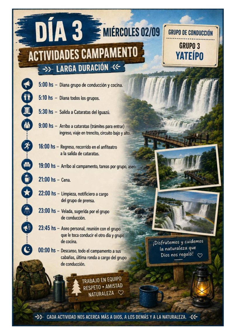 Cronograma del campamento largo — page 4