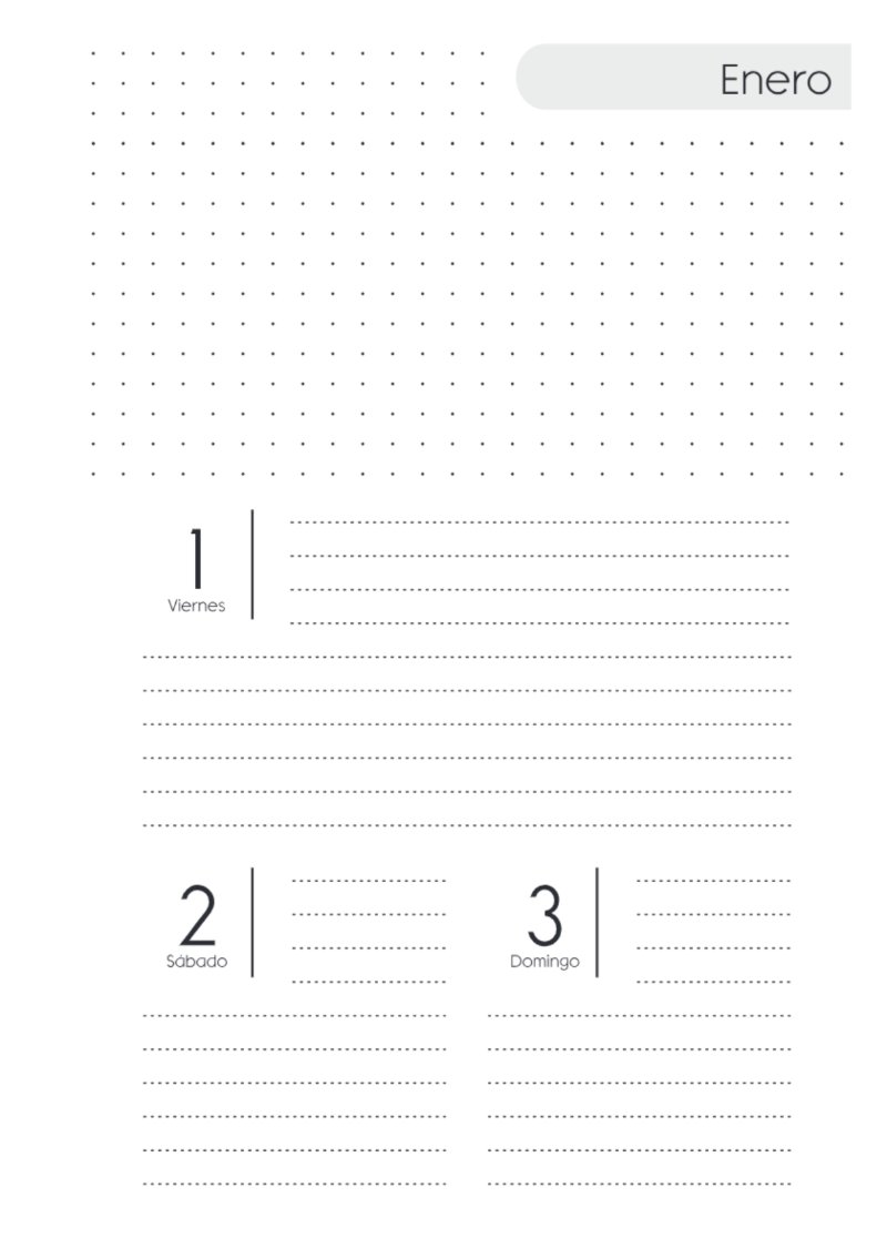 AGENDA SAV HORIZONTAL SIN HORARIOS 2027 — page 13