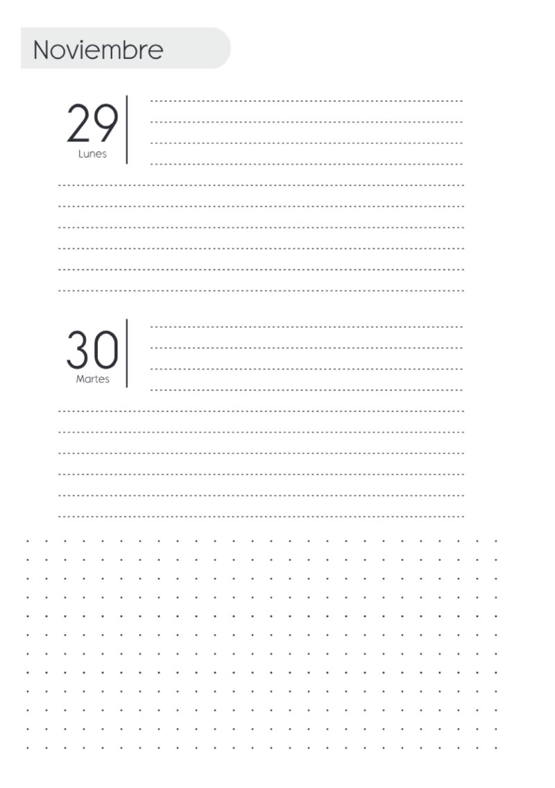 AGENDA SAV HORIZONTAL SIN HORARIOS 2027 — page 144
