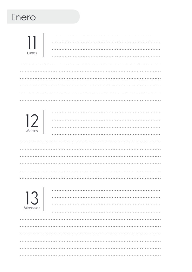 AGENDA SAV HORIZONTAL SIN HORARIOS 2027 — page 16
