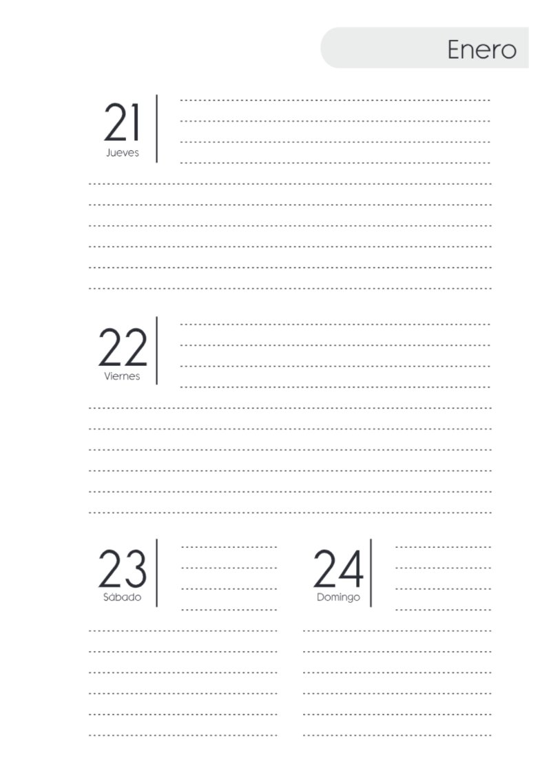 AGENDA SAV HORIZONTAL SIN HORARIOS 2027 — page 19