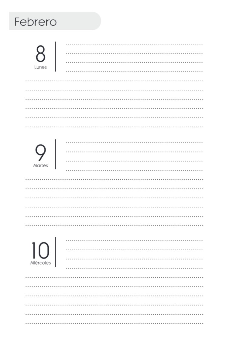 AGENDA SAV HORIZONTAL SIN HORARIOS 2027 — page 28