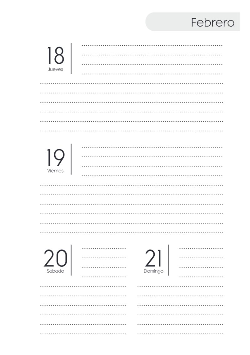 AGENDA SAV HORIZONTAL SIN HORARIOS 2027 — page 31