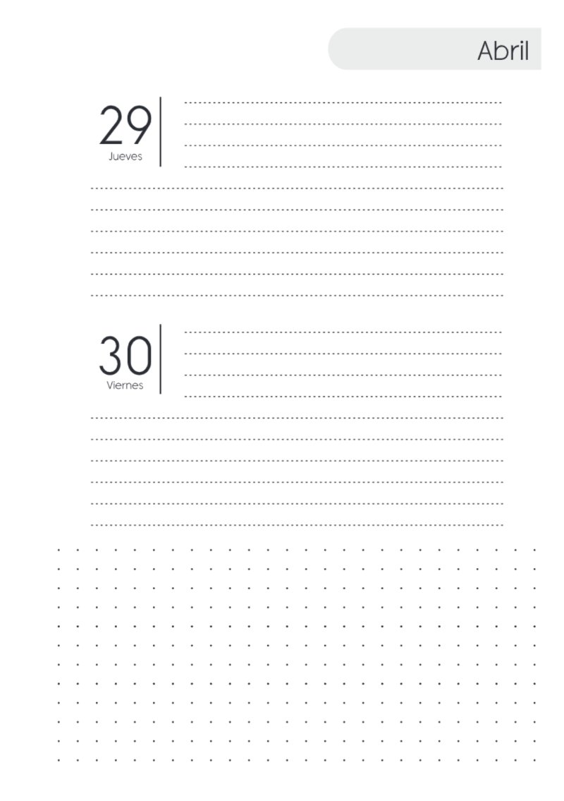 AGENDA SAV HORIZONTAL SIN HORARIOS 2027 — page 57