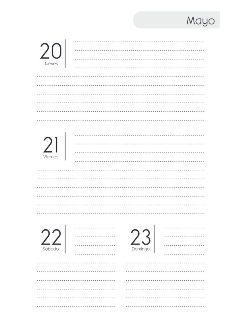 AGENDA SAV HORIZONTAL SIN HORARIOS 2027 — page 67
