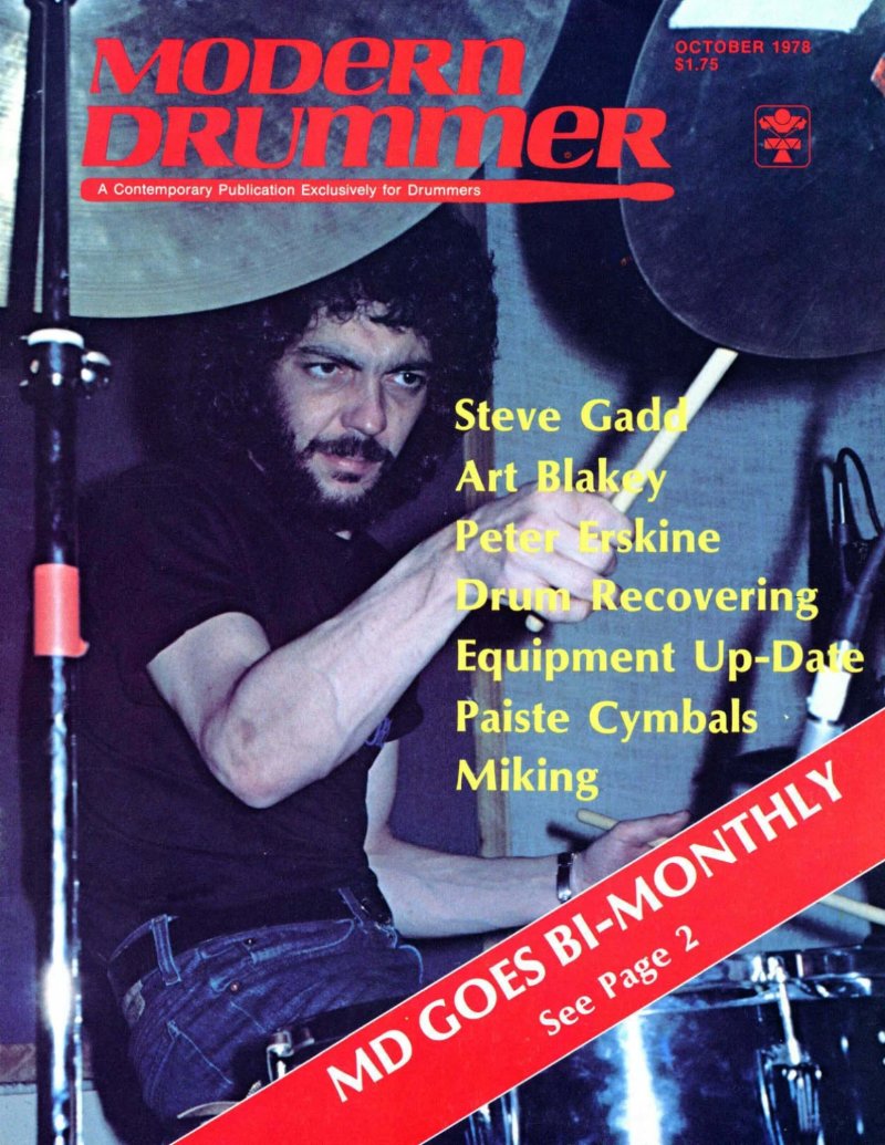 October 1978 - Modern Drummer - Steve Gadd — page 1