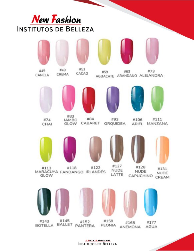 LISTADO DE ESMALTES EN GEL — page 2