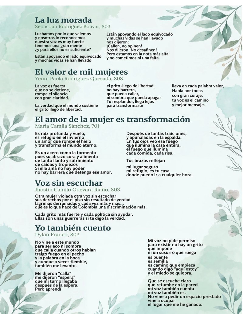 REVISTA FABULARIO 2026  - EDICIÓN ESPECIAL- VOCES DE MUJER — page 12