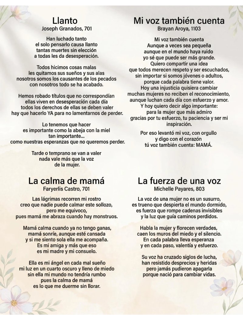 REVISTA FABULARIO 2026  - EDICIÓN ESPECIAL- VOCES DE MUJER — page 14