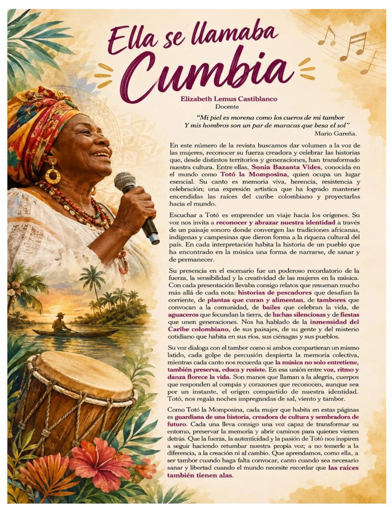 REVISTA FABULARIO 2026  - EDICIÓN ESPECIAL- VOCES DE MUJER — page 38