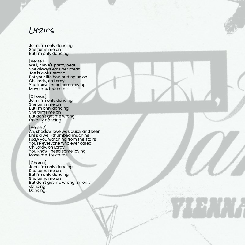 John, I’m Only Dancing — page 4