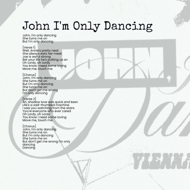 John, I’m Only Dancing — page 4