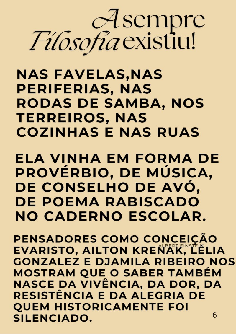 O SABER FORA DA ELITE UMA REFLEXÃO (2) — page 6
