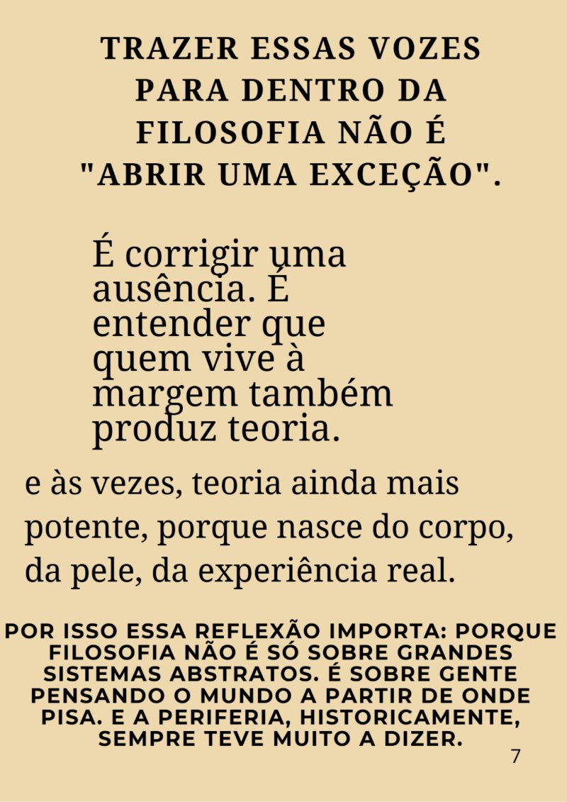 O SABER FORA DA ELITE UMA REFLEXÃO (2) — page 7