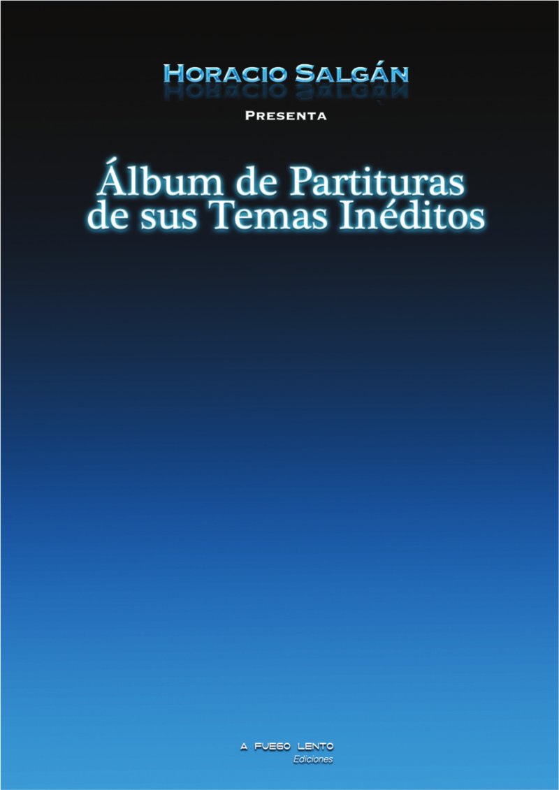 Álbum de Partituras de sus Temas Inéditos — page 1