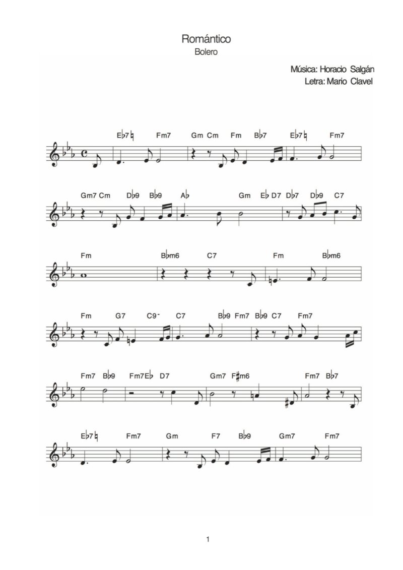 Álbum de Partituras de sus Temas Inéditos — page 17