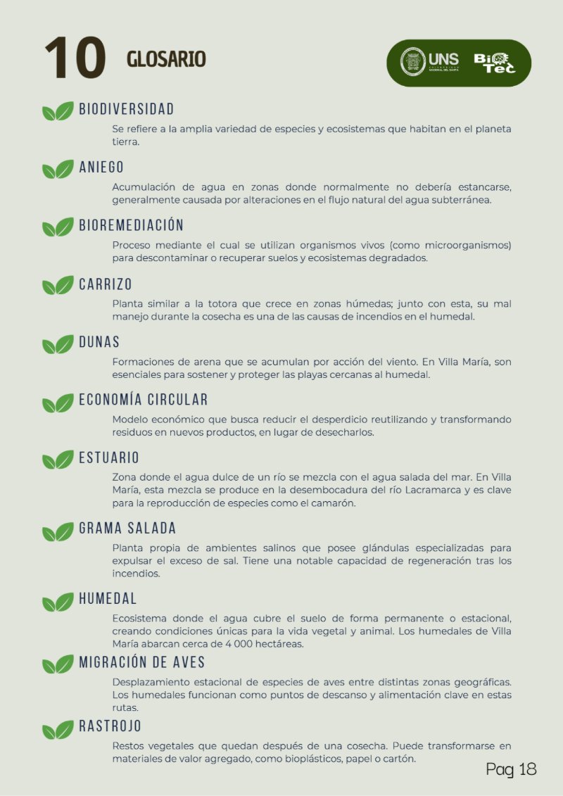 REVISTA DEL LOS HUMEDALES — page 20