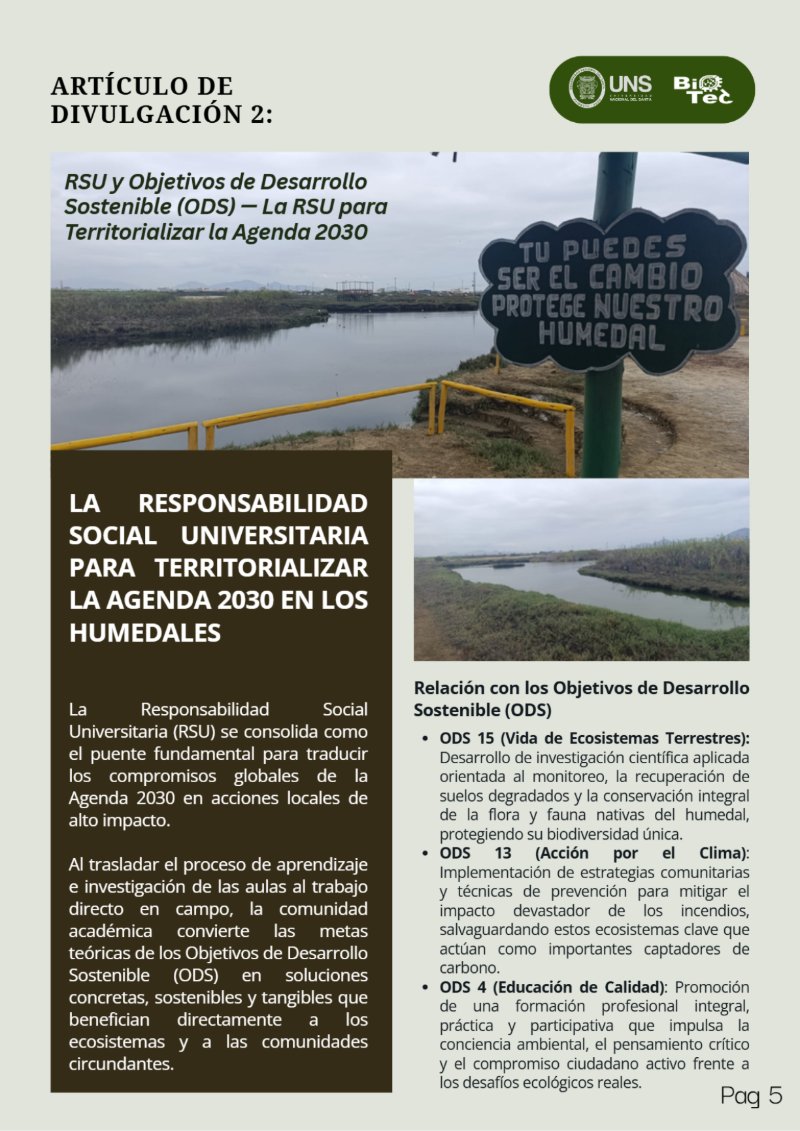REVISTA DEL LOS HUMEDALES — page 7