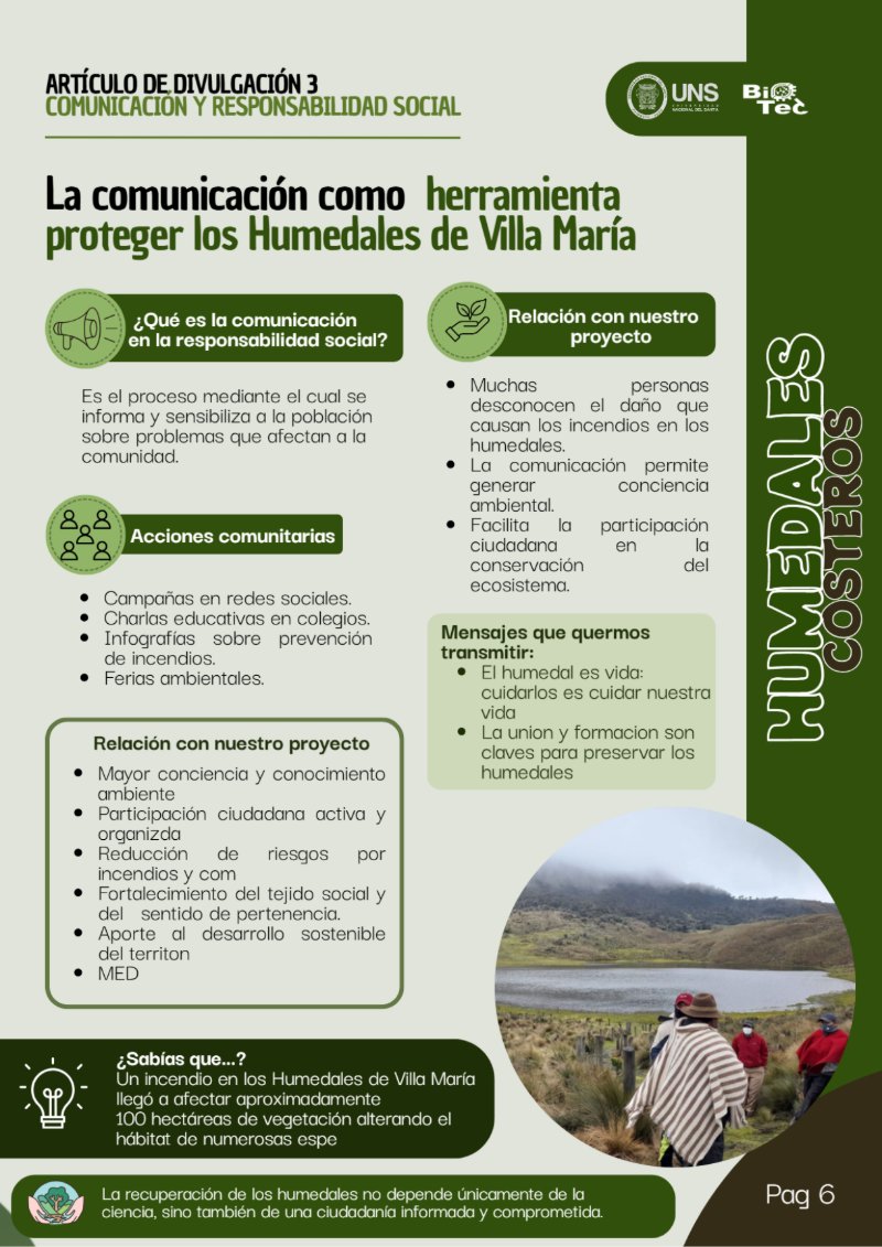 REVISTA DEL LOS HUMEDALES — page 8
