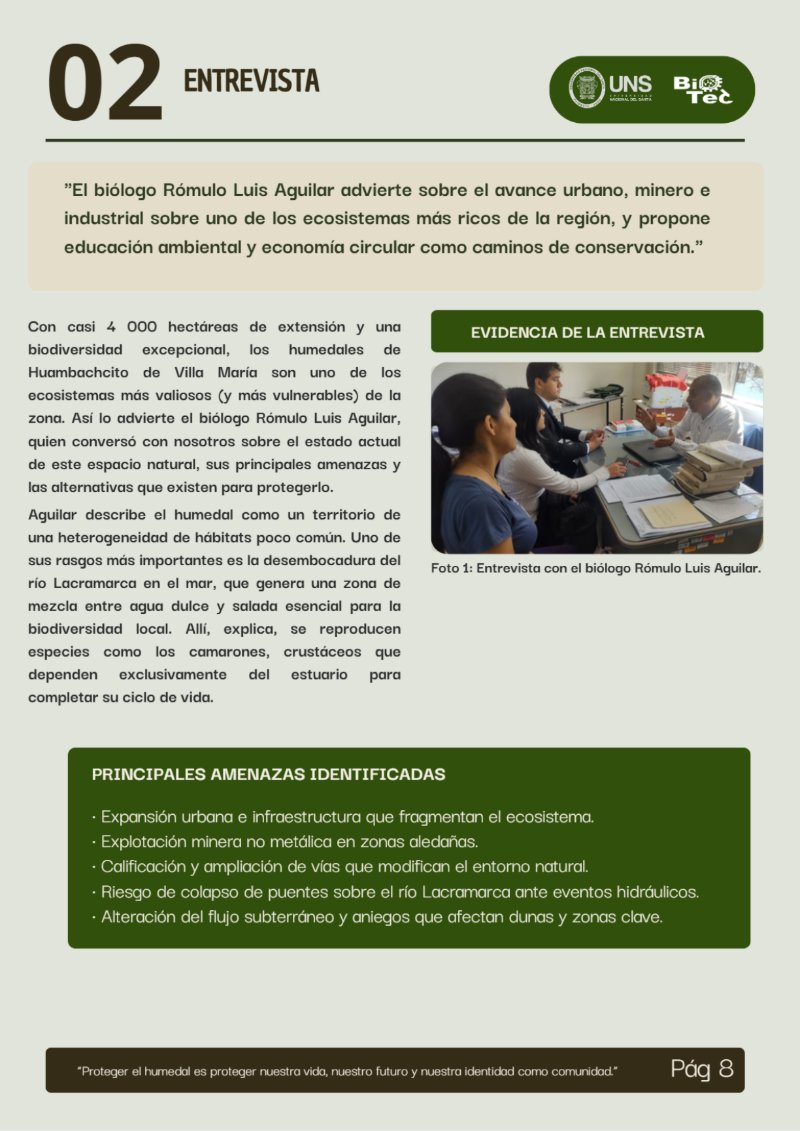 REVISTA DEL LOS HUMEDALES — page 10