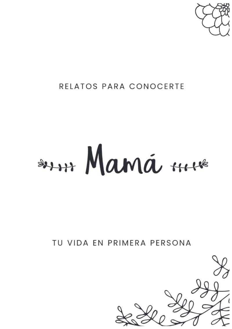 Album Relatos Mamá — page 1