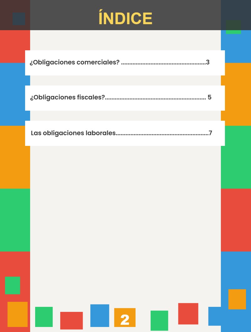 tramite para la constitucion de empresa — page 2