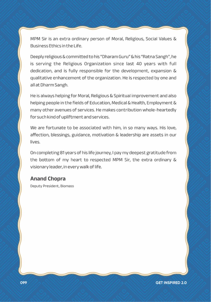 A Legacy still Unfolding - Mofatraj P Munot — page 101